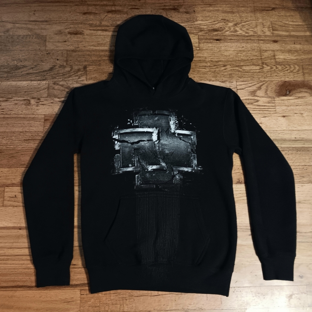 Men's Black Graphic Hoodie Sweatshirt